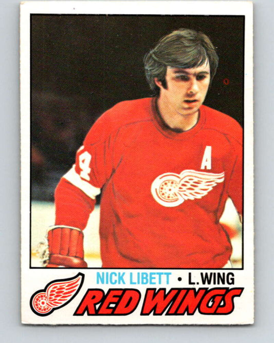 1977-78 O-Pee-Chee #103 Nick Libett  Detroit Red Wings  V13596