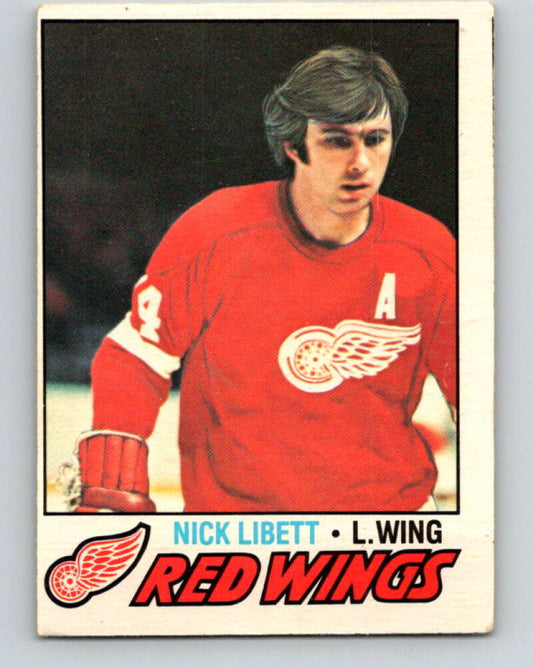 1977-78 O-Pee-Chee #103 Nick Libett  Detroit Red Wings  V13597