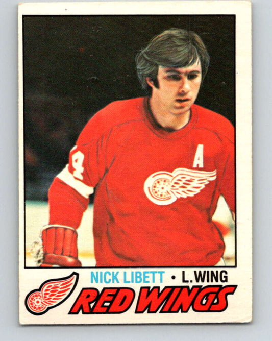 1977-78 O-Pee-Chee #103 Nick Libett  Detroit Red Wings  V13598