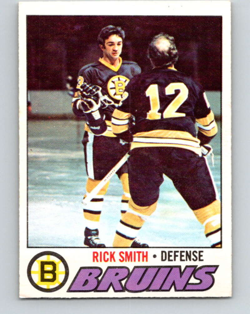 1977-78 O-Pee-Chee #104 Rick Smith  Boston Bruins  V13599