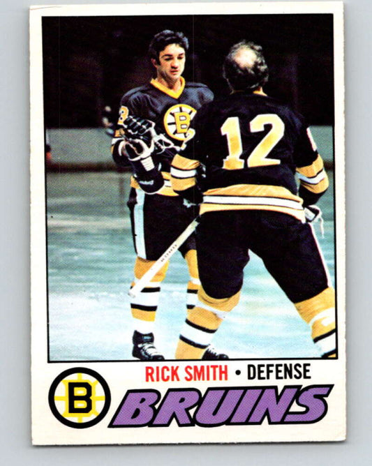 1977-78 O-Pee-Chee #104 Rick Smith  Boston Bruins  V13601