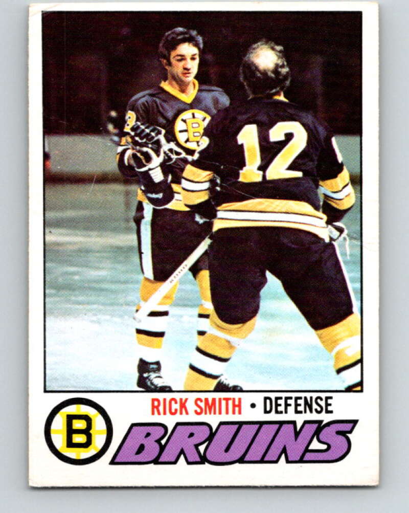 1977-78 O-Pee-Chee #104 Rick Smith  Boston Bruins  V13602