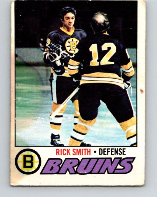 1977-78 O-Pee-Chee #104 Rick Smith  Boston Bruins  V13605