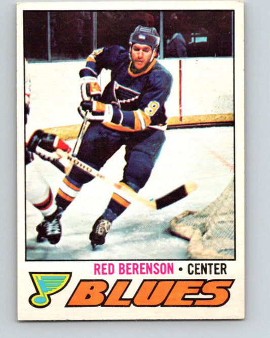 1977-78 O-Pee-Chee #107 Red Berenson  St. Louis Blues  V13626