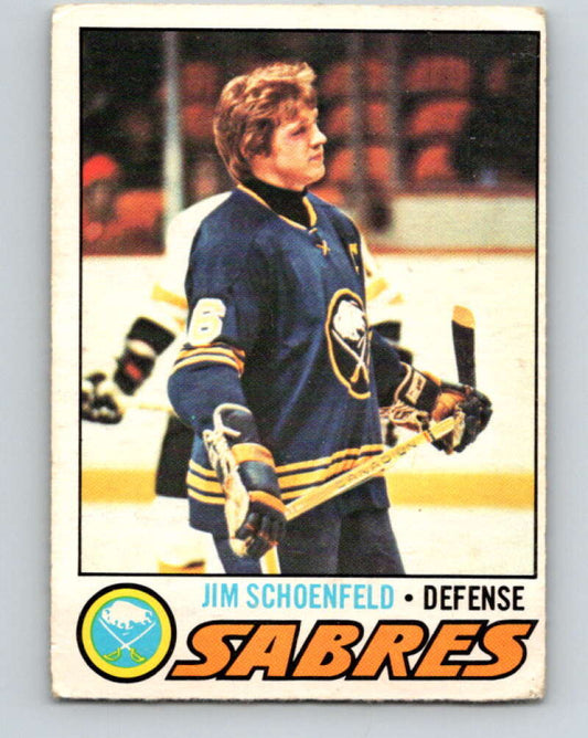 1977-78 O-Pee-Chee #108 Jim Schoenfeld  Buffalo Sabres  V13636