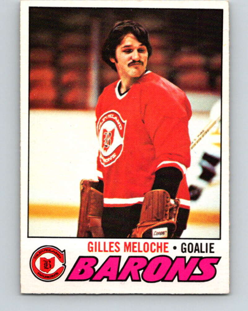 1977-78 O-Pee-Chee #109 Gilles Meloche  Cleveland Barons  V13637