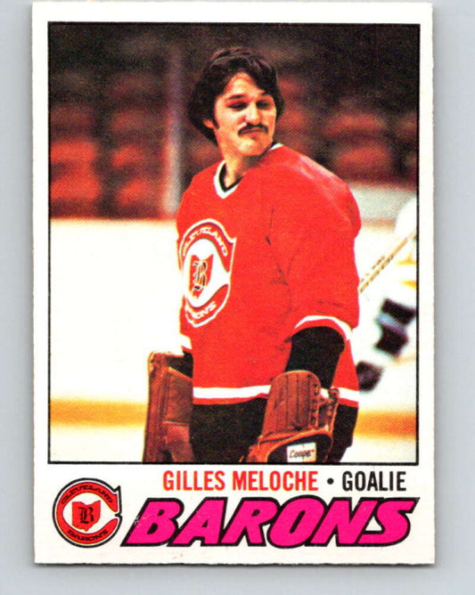 1977-78 O-Pee-Chee #109 Gilles Meloche  Cleveland Barons  V13638