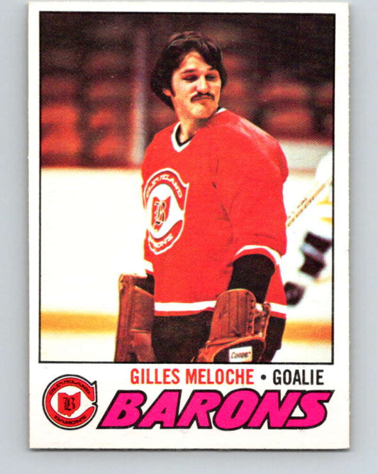 1977-78 O-Pee-Chee #109 Gilles Meloche  Cleveland Barons  V13639