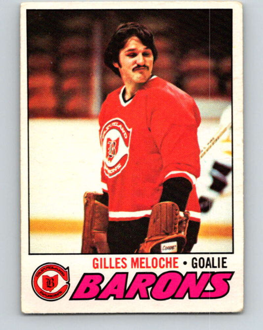 1977-78 O-Pee-Chee #109 Gilles Meloche  Cleveland Barons  V13640