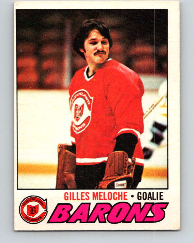 1977-78 O-Pee-Chee #109 Gilles Meloche  Cleveland Barons  V13641