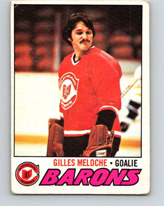 1977-78 O-Pee-Chee #109 Gilles Meloche  Cleveland Barons  V13642