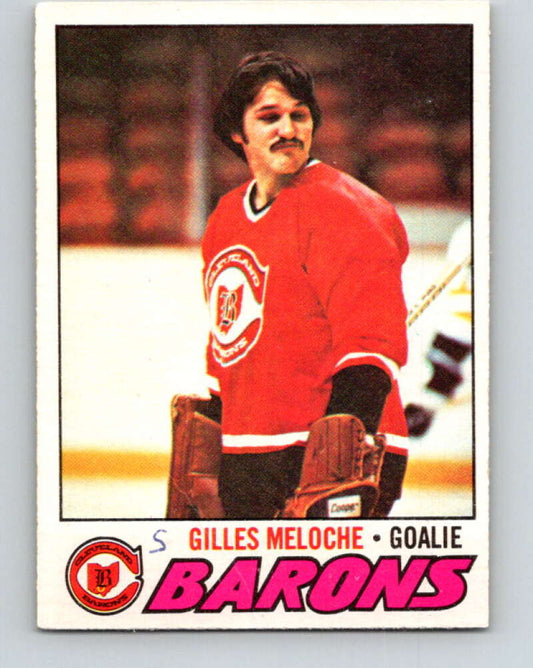 1977-78 O-Pee-Chee #109 Gilles Meloche  Cleveland Barons  V13643