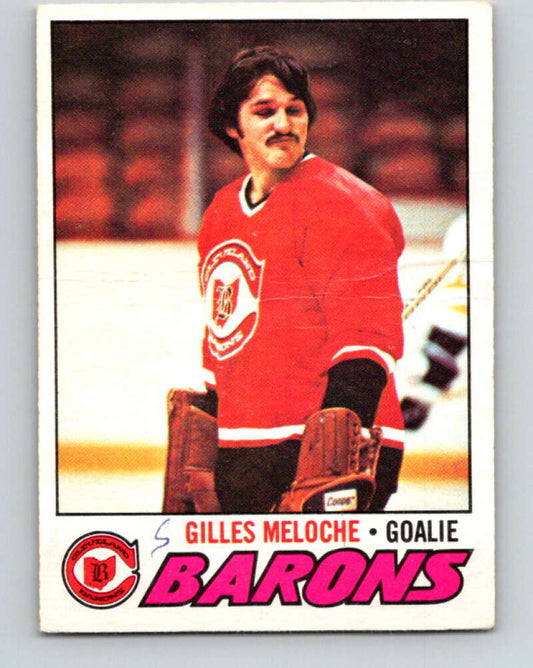 1977-78 O-Pee-Chee #109 Gilles Meloche  Cleveland Barons  V13644