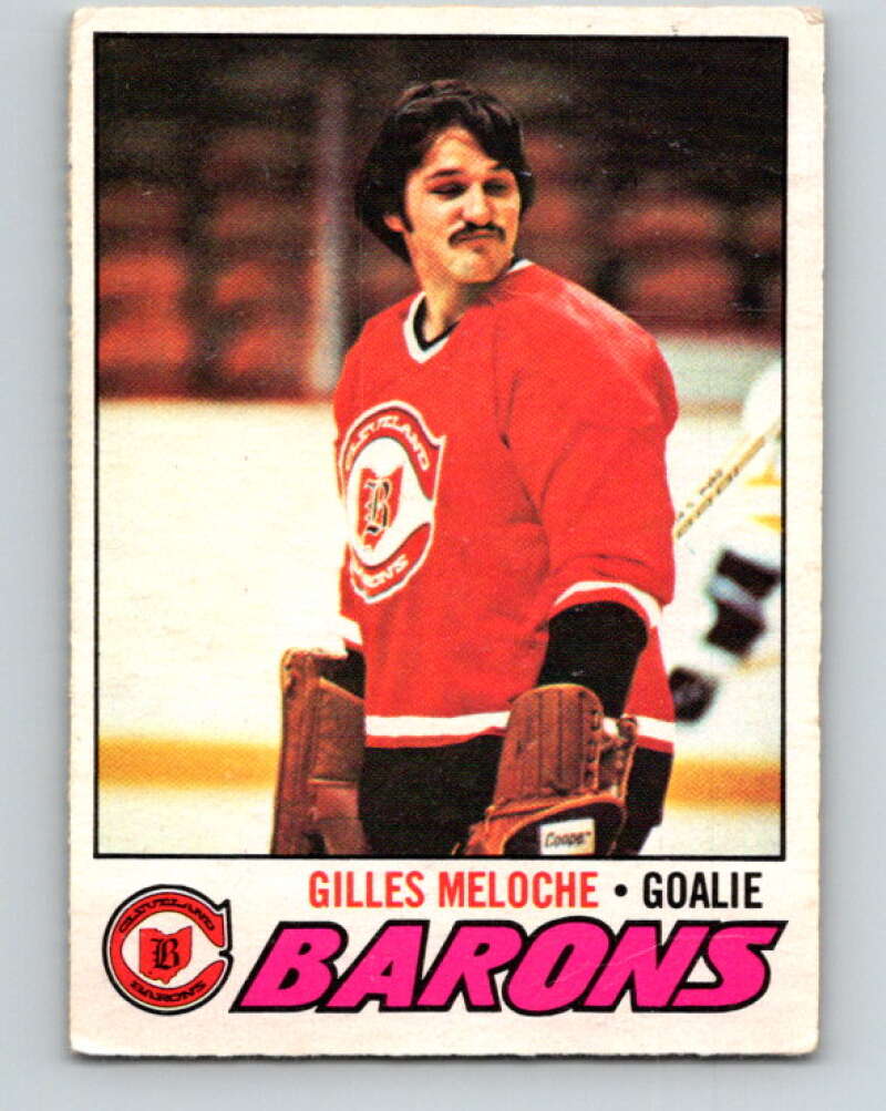 1977-78 O-Pee-Chee #109 Gilles Meloche  Cleveland Barons  V13645