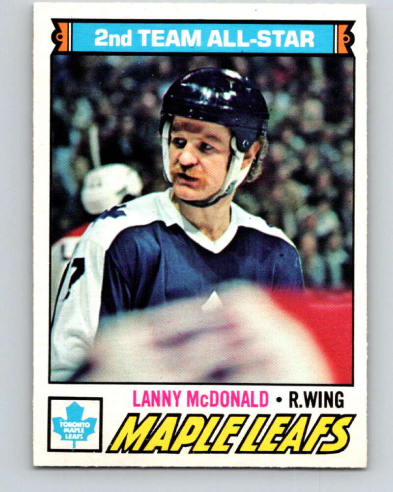 1977-78 O-Pee-Chee #110 Lanny McDonald AS  Toronto Maple Leafs  V13648