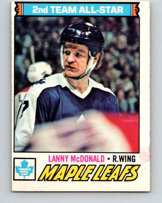 1977-78 O-Pee-Chee #110 Lanny McDonald AS  Toronto Maple Leafs  V13649