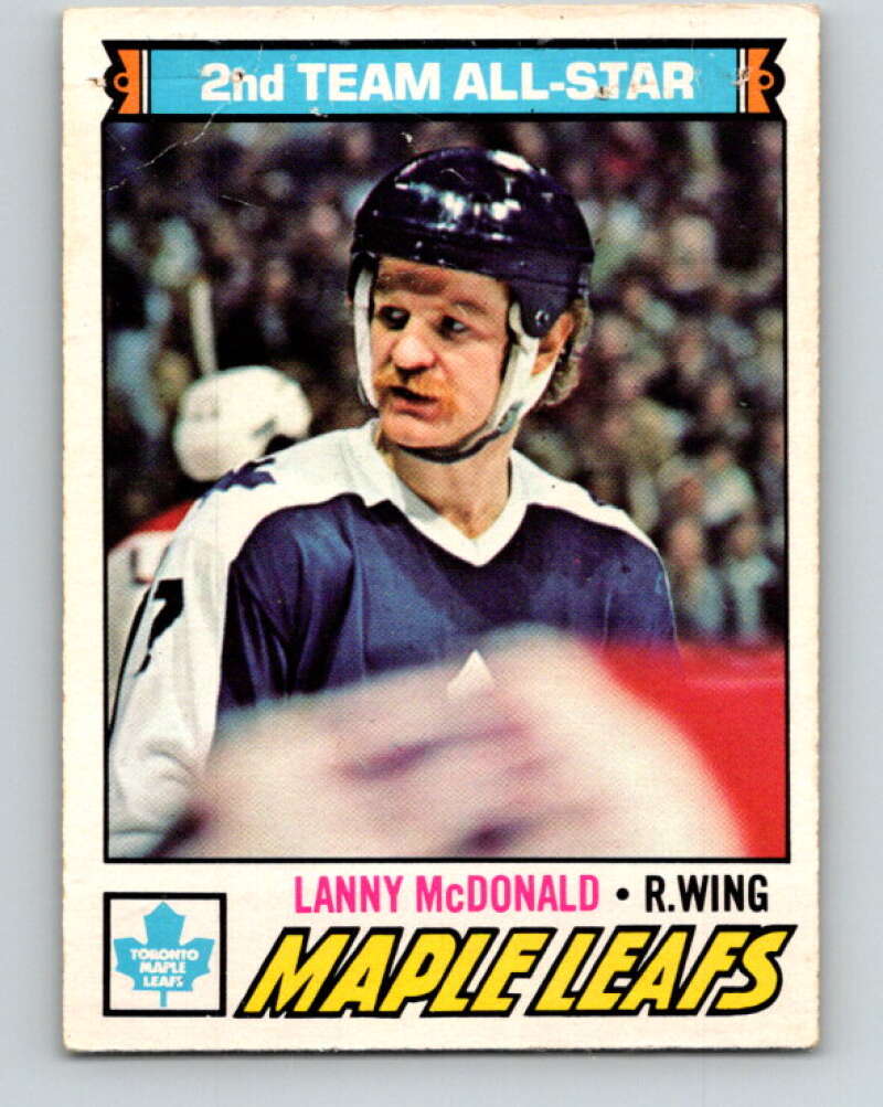 1977-78 O-Pee-Chee #110 Lanny McDonald AS  Toronto Maple Leafs  V13651