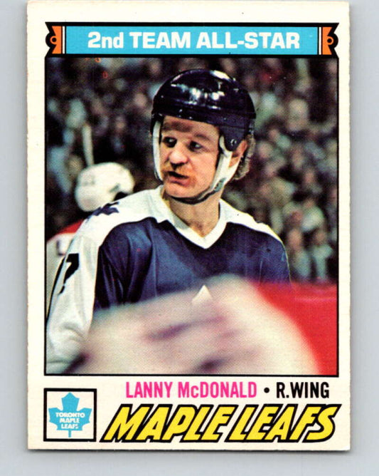 1977-78 O-Pee-Chee #110 Lanny McDonald AS  Toronto Maple Leafs  V13652