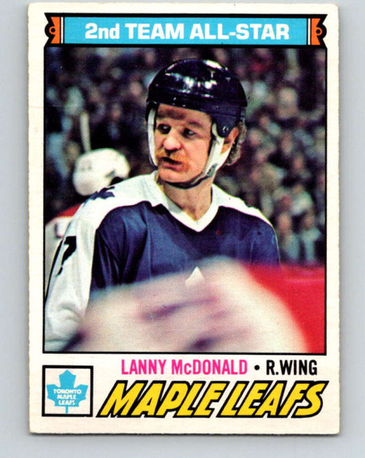 1977-78 O-Pee-Chee #110 Lanny McDonald AS  Toronto Maple Leafs  V13653