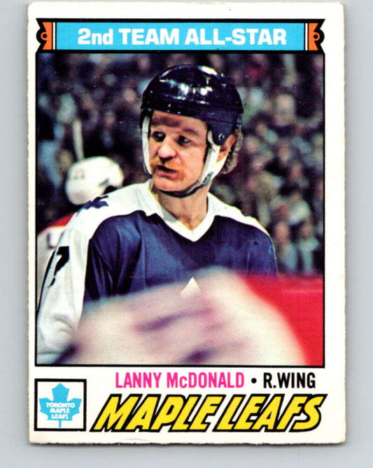 1977-78 O-Pee-Chee #110 Lanny McDonald AS  Toronto Maple Leafs  V13655