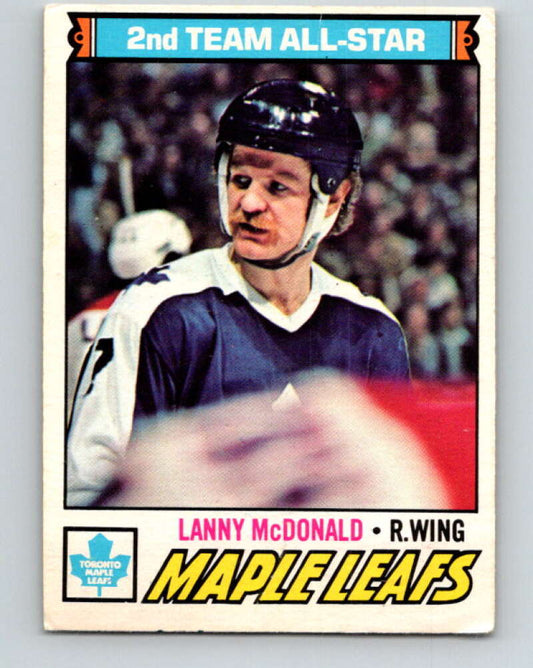 1977-78 O-Pee-Chee #110 Lanny McDonald AS  Toronto Maple Leafs  V13656