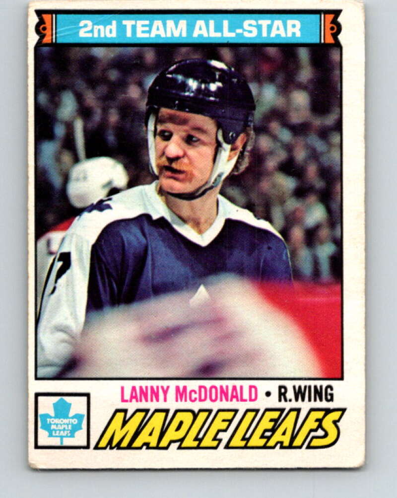 1977-78 O-Pee-Chee #110 Lanny McDonald AS  Toronto Maple Leafs  V13657