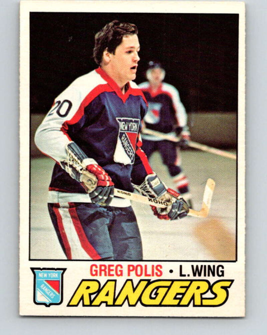 1977-78 O-Pee-Chee #112 Greg Polis  New York Rangers  V13662