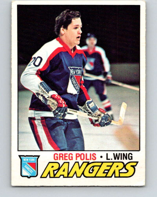 1977-78 O-Pee-Chee #112 Greg Polis  New York Rangers  V13664