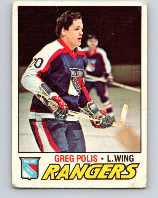 1977-78 O-Pee-Chee #112 Greg Polis  New York Rangers  V13666