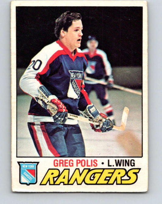 1977-78 O-Pee-Chee #112 Greg Polis  New York Rangers  V13667