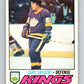 1977-78 O-Pee-Chee #113 Gary Sargent  RC Rookie Los Angeles Kings  V13668