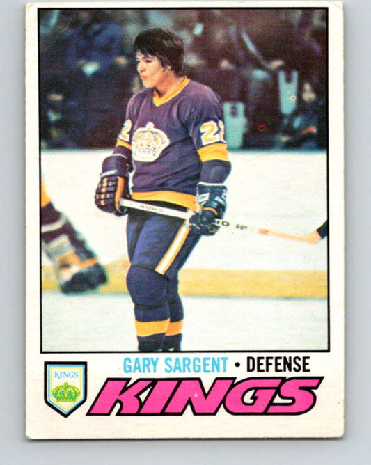 1977-78 O-Pee-Chee #113 Gary Sargent  RC Rookie Los Angeles Kings  V13668