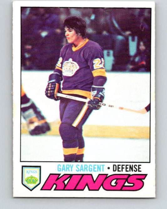 1977-78 O-Pee-Chee #113 Gary Sargent  RC Rookie Los Angeles Kings  V13669