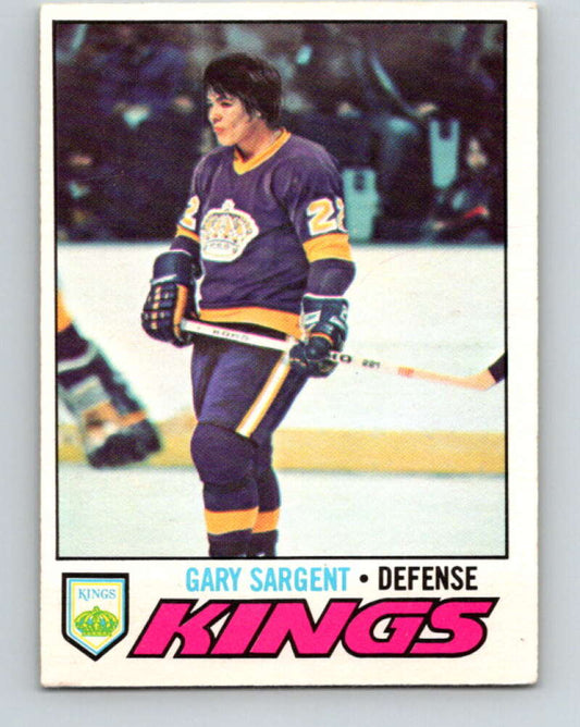 1977-78 O-Pee-Chee #113 Gary Sargent  RC Rookie Los Angeles Kings  V13671