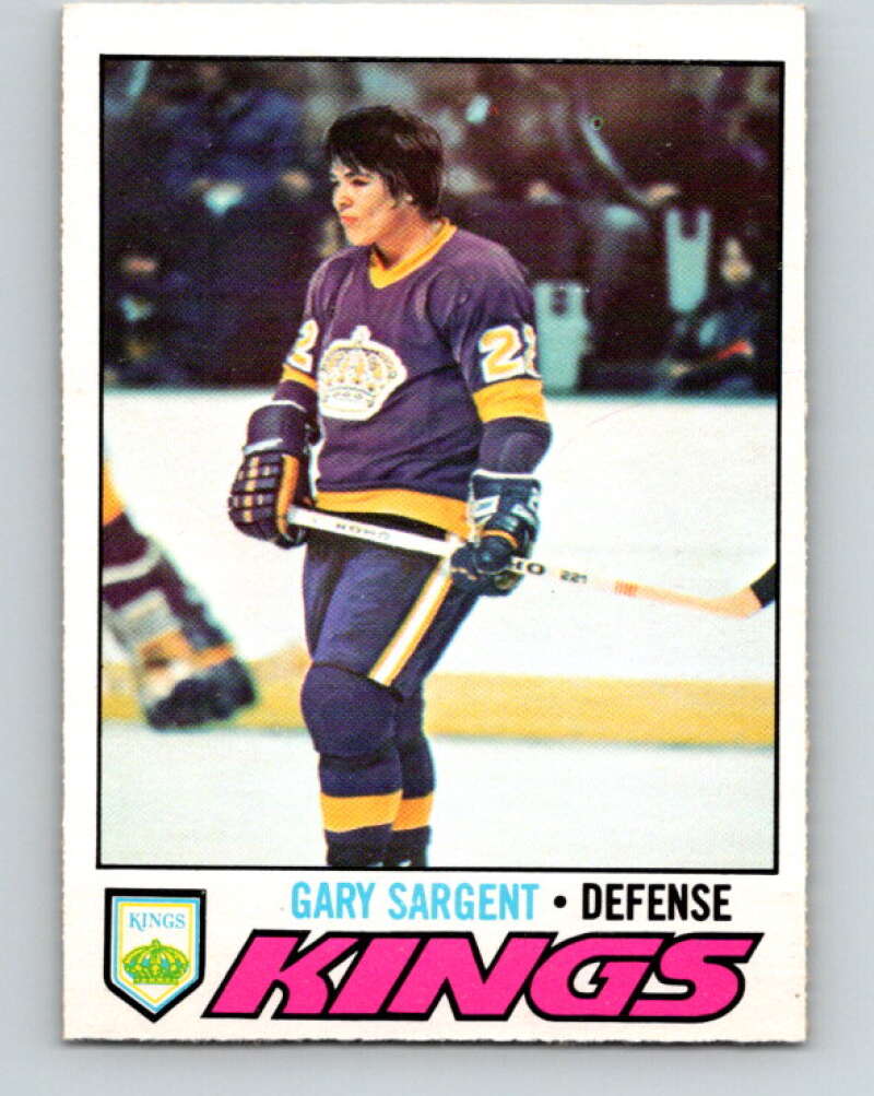 1977-78 O-Pee-Chee #113 Gary Sargent  RC Rookie Los Angeles Kings  V13673