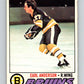 1977-78 O-Pee-Chee #114 Earl Anderson  RC Rookie Boston Bruins  V13679
