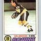 1977-78 O-Pee-Chee #114 Earl Anderson  RC Rookie Boston Bruins  V13683