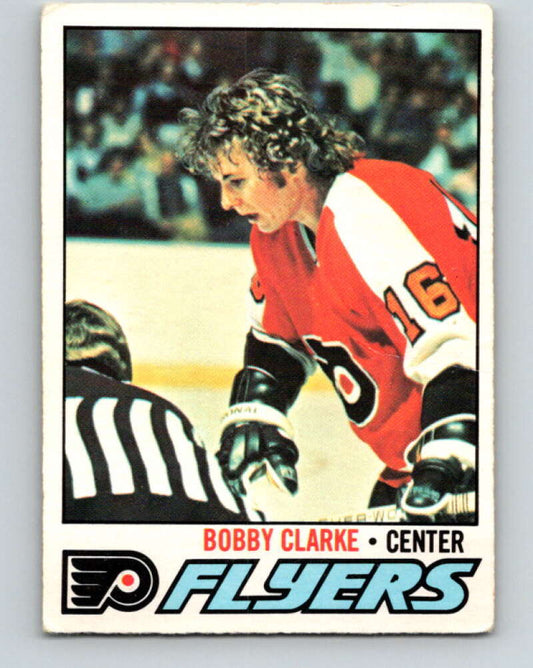 1977-78 O-Pee-Chee #115 Bobby Clarke  Philadelphia Flyers  V13689