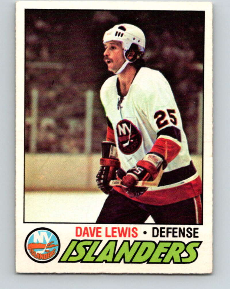 1977-78 O-Pee-Chee #116 Dave Lewis  New York Islanders  V13698