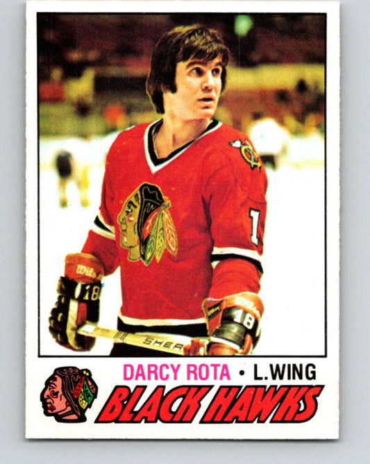 1977-78 O-Pee-Chee #117 Darcy Rota  Chicago Blackhawks  V13702