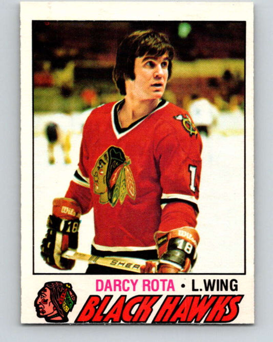 1977-78 O-Pee-Chee #117 Darcy Rota  Chicago Blackhawks  V13703