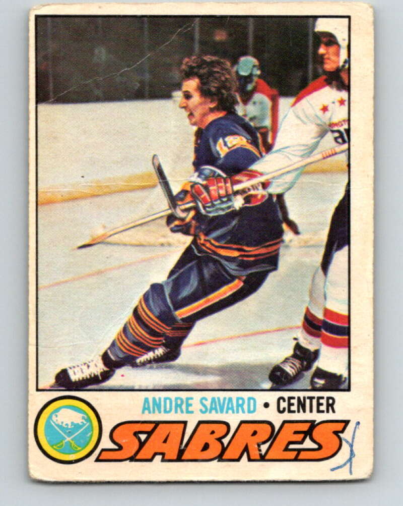 1977-78 O-Pee-Chee #118 Andre Savard  Buffalo Sabres  V13710