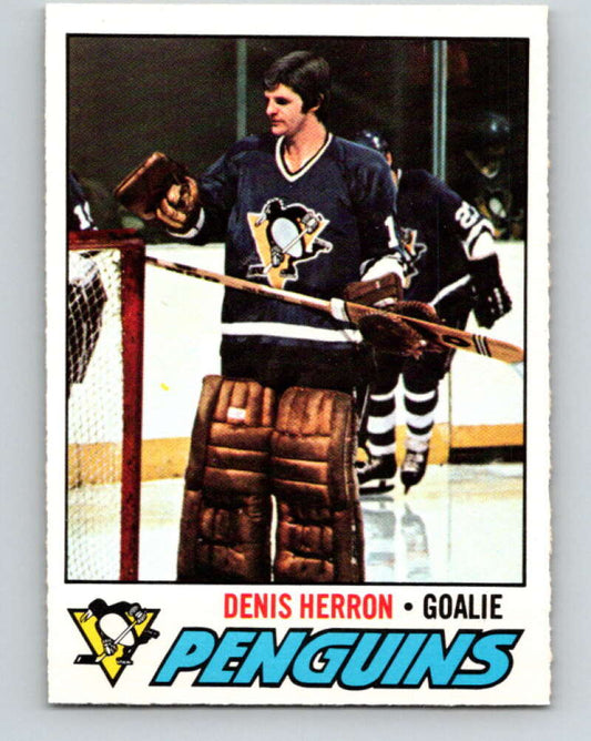 1977-78 O-Pee-Chee #119 Denis Herron  Pittsburgh Penguins  V13712