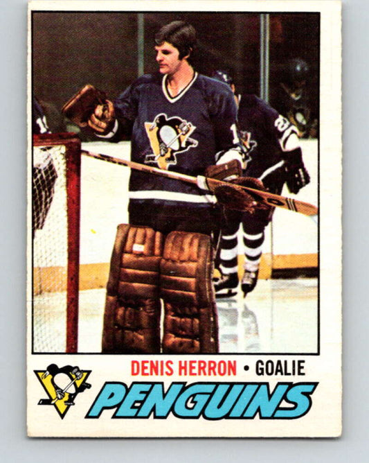 1977-78 O-Pee-Chee #119 Denis Herron  Pittsburgh Penguins  V13713