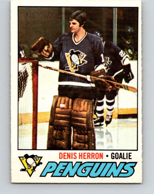 1977-78 O-Pee-Chee #119 Denis Herron  Pittsburgh Penguins  V13714