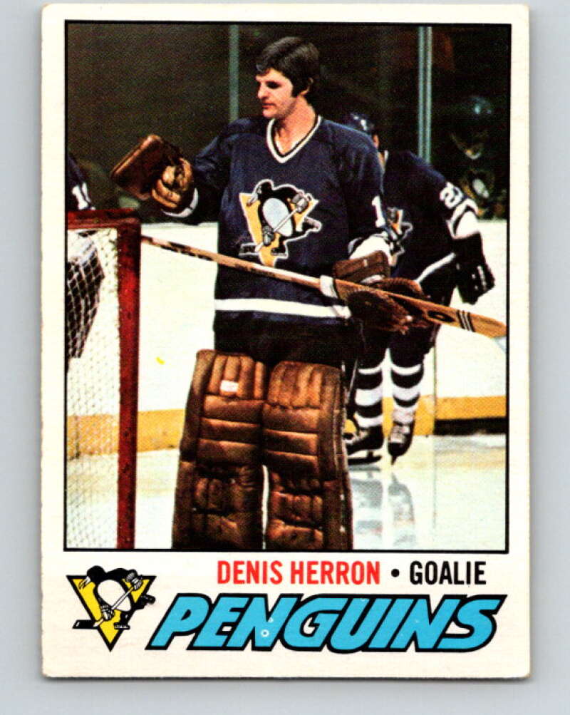 1977-78 O-Pee-Chee #119 Denis Herron  Pittsburgh Penguins  V13715