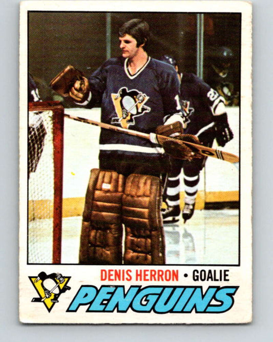 1977-78 O-Pee-Chee #119 Denis Herron  Pittsburgh Penguins  V13716