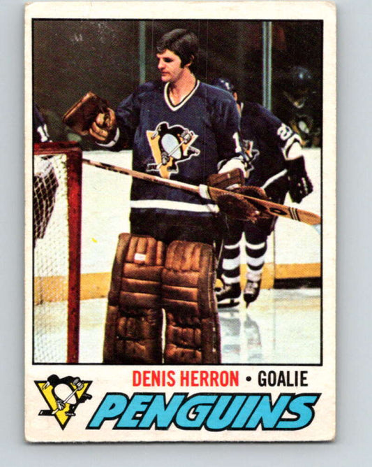 1977-78 O-Pee-Chee #119 Denis Herron  Pittsburgh Penguins  V13717