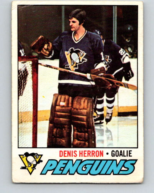 1977-78 O-Pee-Chee #119 Denis Herron  Pittsburgh Penguins  V13718