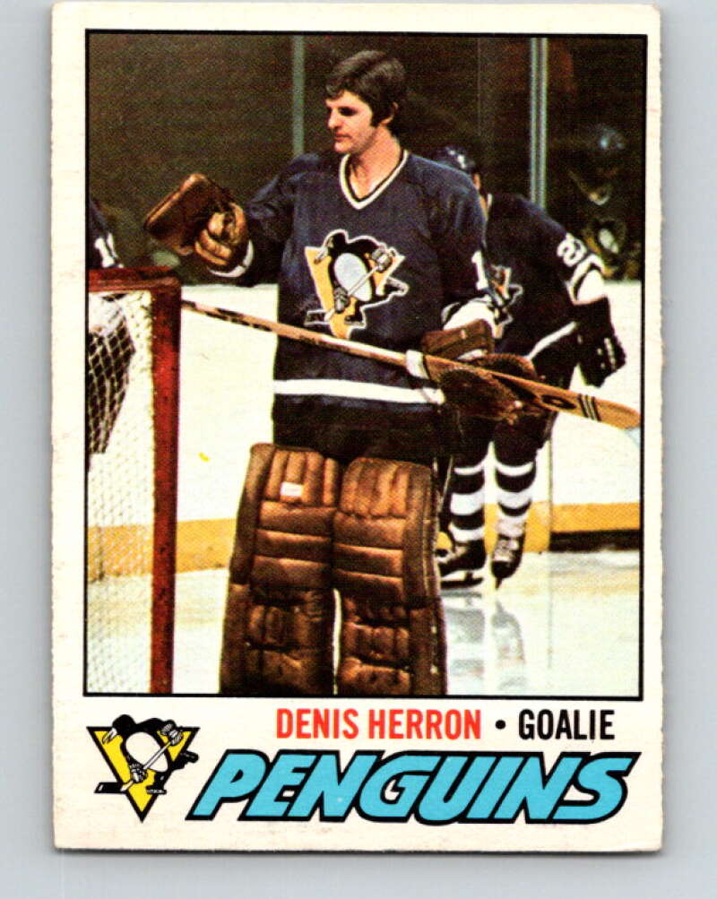 1977-78 O-Pee-Chee #119 Denis Herron  Pittsburgh Penguins  V13719